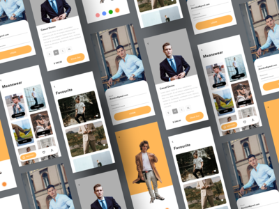 时尚商店移动应用程序设计(Fashion Store Mobile App Design)