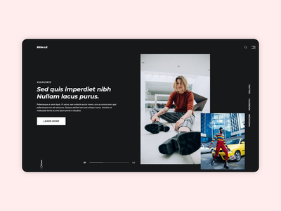 时尚-网络英雄概念(Fashion - Web hero concept)