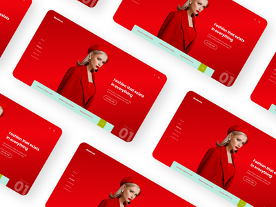 时尚网页登陆页面(Fashion Web Landing Page)