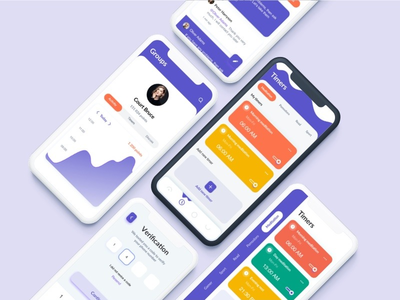 Fast Fit - 经理健身应用程序 UI 套件 (.02)(Fast Fit - Manager fitness app UI Kit (.02))