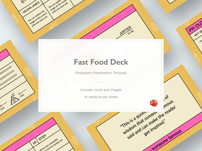 快餐甲板 - 终极演示模板(Fast Food Deck - Ultimate Presentation Template)