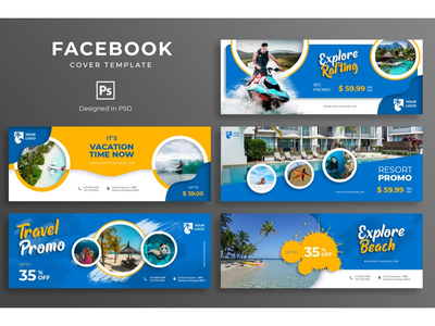 Facebook 封面模板旅行(Facebook Cover Template Travel)