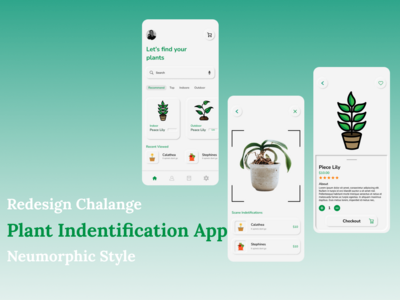 重新设计 UI 植物识别应用程序(Redesign UI Plant Identification App)