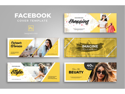 Facebook 封面模板购物(Facebook Cover Template Shopping)