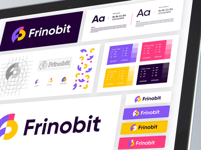 Frinobit 品牌标识 || F b 标志(Frinobit Brand Identity || F b logo mark)