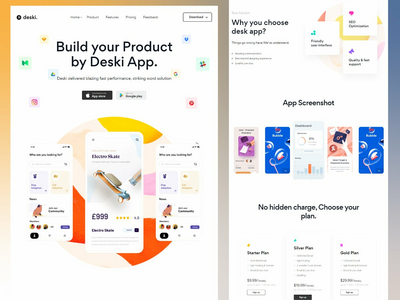 Deski - Saas & Software HTML + RTL 模板(Deski - Saas & Software HTML + RTL Template)