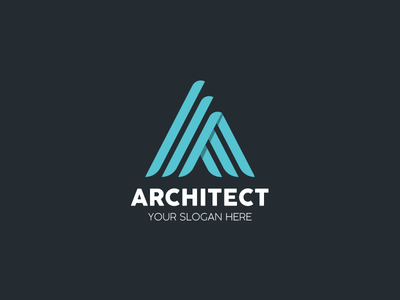 首字母 A 房地产标志矢量设计模板(Initial letter A real estate logo vector design template)