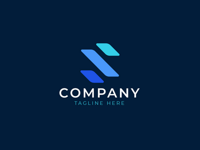 现代字母 S 徽标(Modern Letter S Logo)