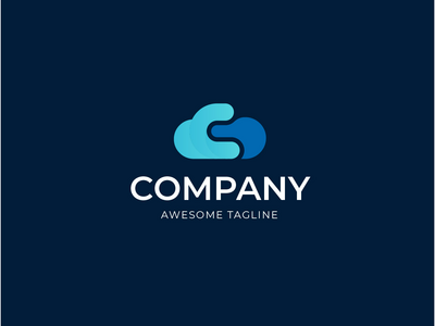 现代云标志模板(Modern Cloud Logo Tempate)