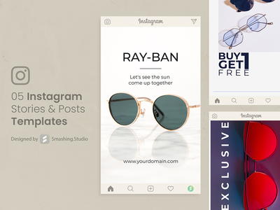 05 Instagram 故事和帖子模板(05 Instagram Stories & Posts Templates)