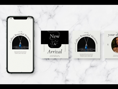 纸牌珠宝 instagram 帖子(solitaire jewelry instagram post)