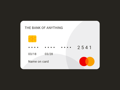 借记卡用户界面(Debit Card UI)