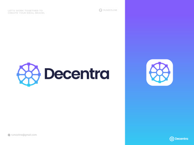 网络标志 - 区块链技术标志 - Decentra(Network Logo - Blockchain Technology Logo - Decentra)