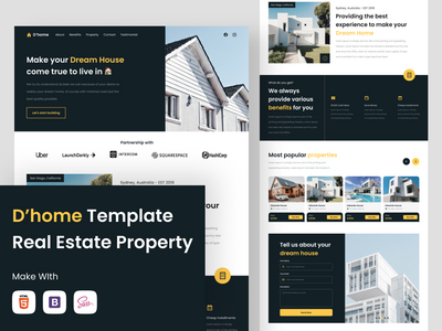 D'home 模板房地产(D’home Template Real Estate Property)