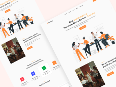 数字代理登陆页面(Digital Agency Landing Page)