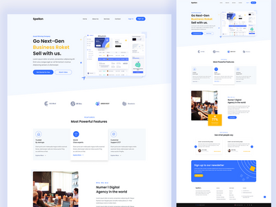 网页登陆页面(Web landing page)