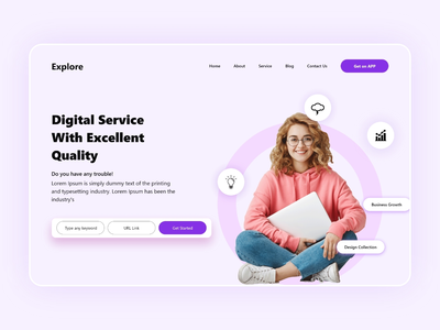 数字代理登陆页面(Digital Agency Landing Page)