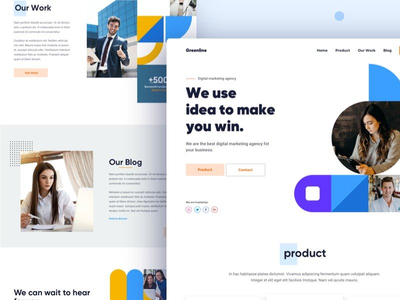 数字代理登陆页面(Digital Agency Landing Page)