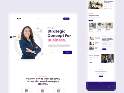 数字代理 - 登陆页面(Digital Agency - Landing Page)