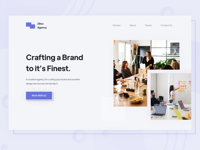 数字代理英雄科网站(Digital Agency Hero Section Website)