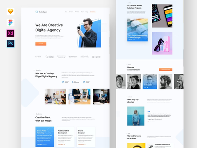 数字代理网站模板(Digital Agency Website Template)