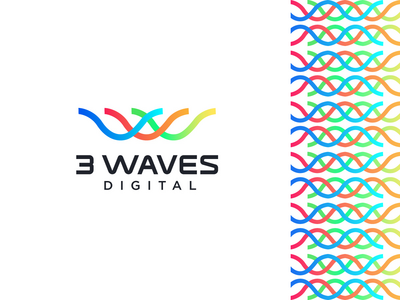 和 W 字母商业标志设计(3 and W Letter business logo Design)