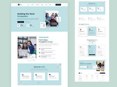 数字营销机构主页(Digital Marketing agency Home page)