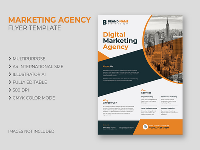 数字营销传单(Digital Marketing Flyer)