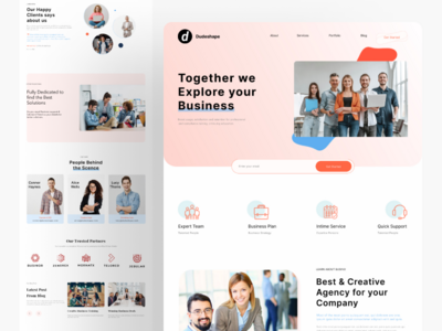 数字营销机构登陆页面(Digital Marketing Agency Landing Page)