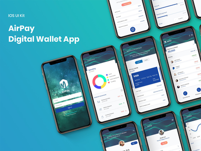 数字移动钱包 UI 套件 - FH(Digital Mobile Wallet UI Kit - FH)