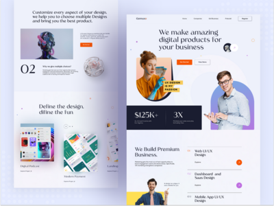 数码产品代理网站设计(Digital Product Agency Website Design)