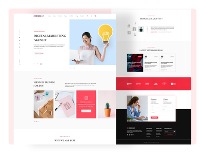 数字营销机构模板(Digital Marketing Agency Template)