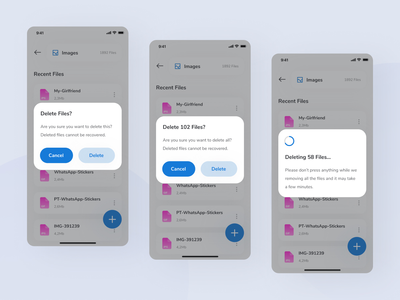删除文件界面(Delete Files UI)