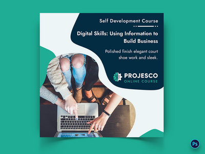 在线课程社交媒体帖子模板(Online Course Social Media Post Template)