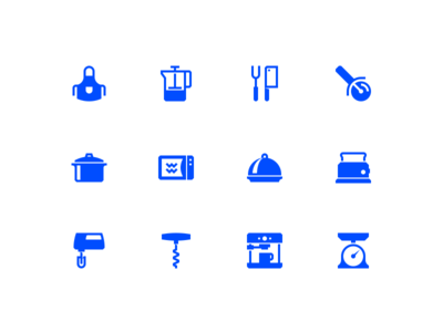 厨房图标(Kitchen icons)