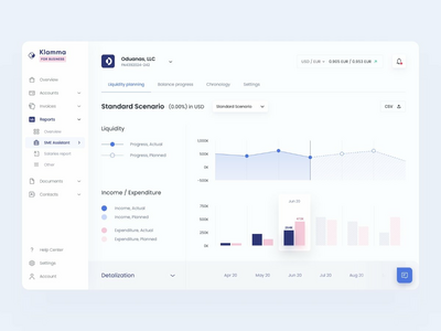 业务流动性规划仪表板(Business Liquidity planning Dashboard)