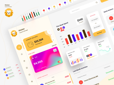 费用经理仪表板(Expense Manager Dashboard)