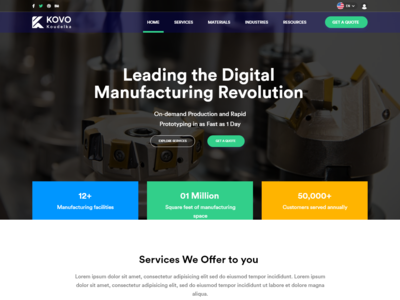 数字化制造网站02(Digital Manufacturing Website 02)