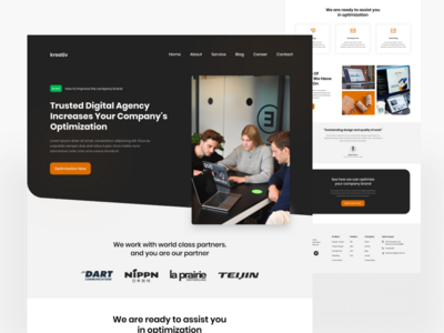 Kreativ - Web UI 工具包模板(Kreativ - Web UI Kits Template)