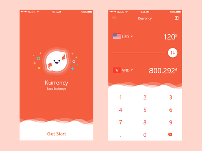 货币应用程序 UI 套件(Currency app Ui Kit)
