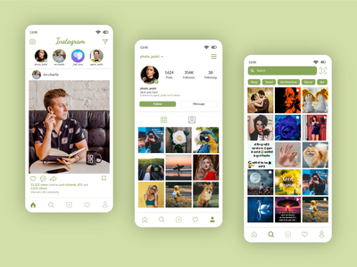 Instagram 用户界面工具包(Instagram Ui Kit)