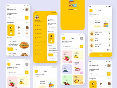 Instant Eats 送餐应用程序(Instant Eats Food Delivery App)