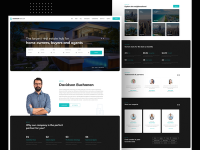 房地产 - 创意完整登陆页面模板(Real Estate - Creative Full Landing Page Template)