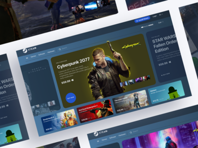 Steam - 游戏网站(Steam - Gaming site)