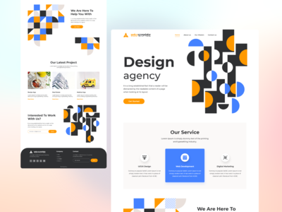 设计代理服务网站(Design Agency Service Site)
