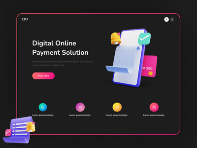 在线支付解决方案登陆页面(Online Payment Solution Landing Page)