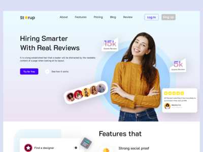 登陆页面(landing page)