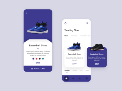 电子商务应用主页和产品页面设计(E Commerce App Homepage & Product Page Design)
