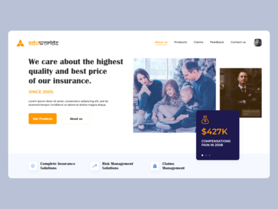 保险登陆页面(Insurance Landing Page)
