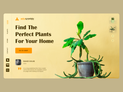 植物商店登陆页面(Plants Shop Landing Page)